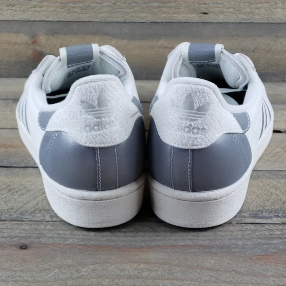 adidas Superstar Originals Men's Retro Shoes Sneakers White Tint Silver Metallic - Picture 4 of 9